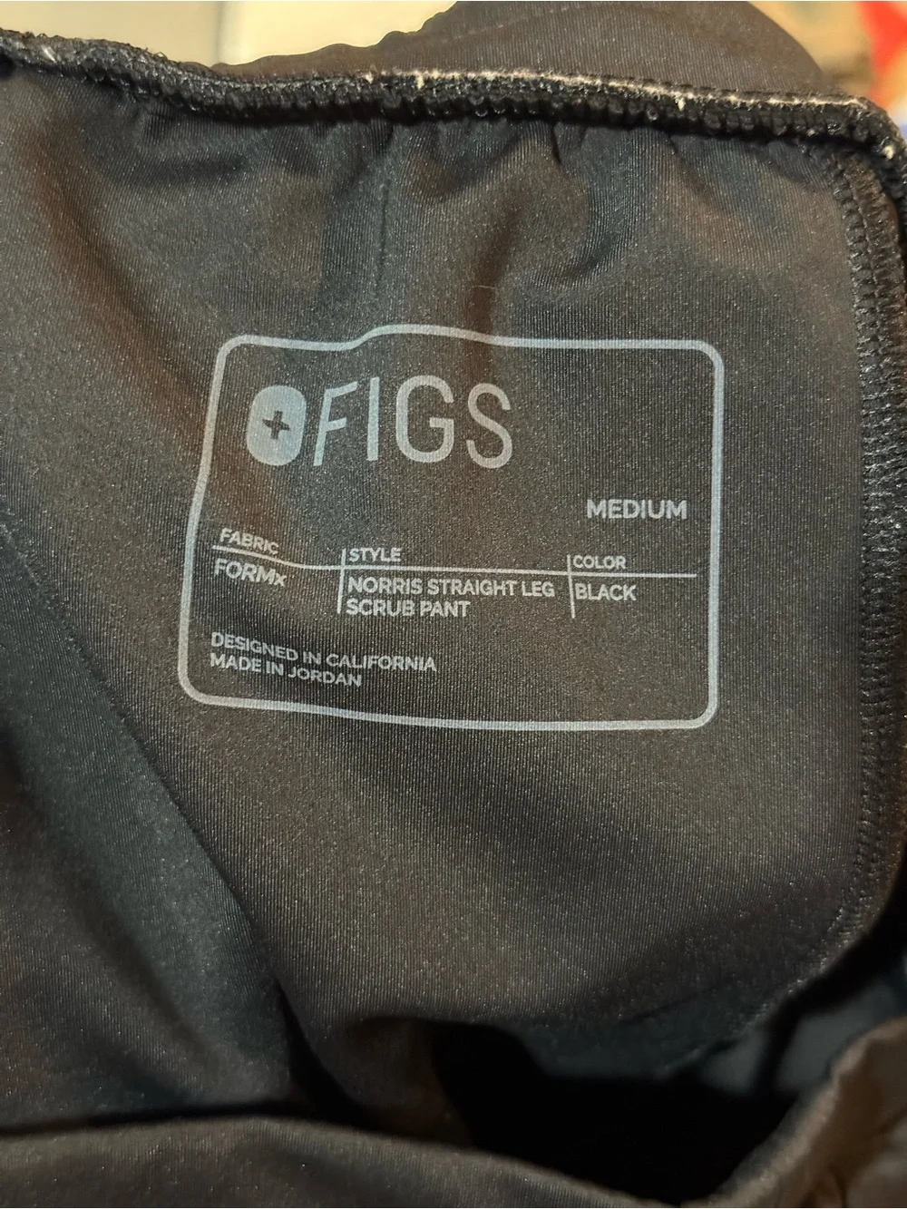 Figs Norris Straight-Leg Scrub Pant Size Medium